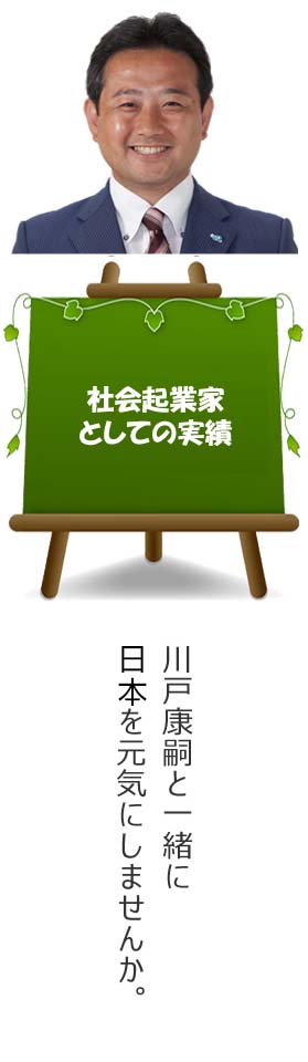 社会起業家としての実績